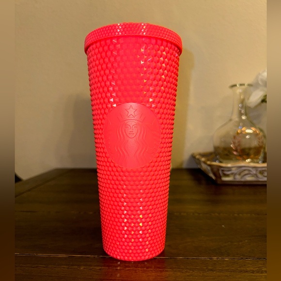 Starbucks Dragon fruit Studded Tumbler Limited Edition Summer 2022 Venti 24 oz - Picture 3 of 6